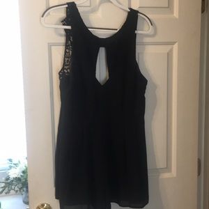 Black “going out” romper